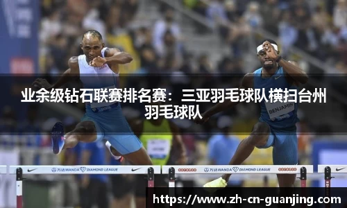 业余级钻石联赛排名赛:三亚羽毛球队横扫台州羽毛球队